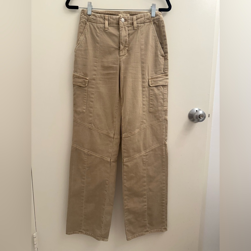 L'AGENCE Tan Cargo Pants for Women